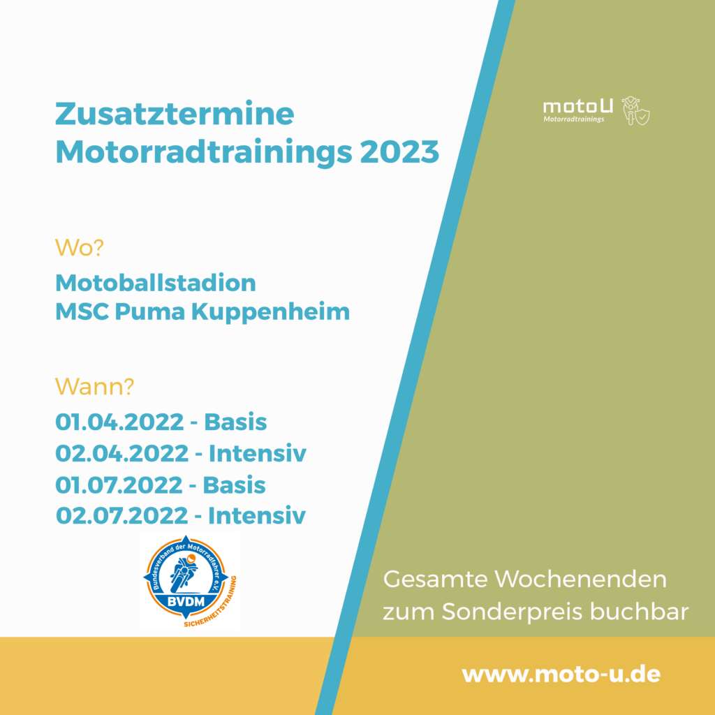 Trainingstermine Kuppenheim 2023